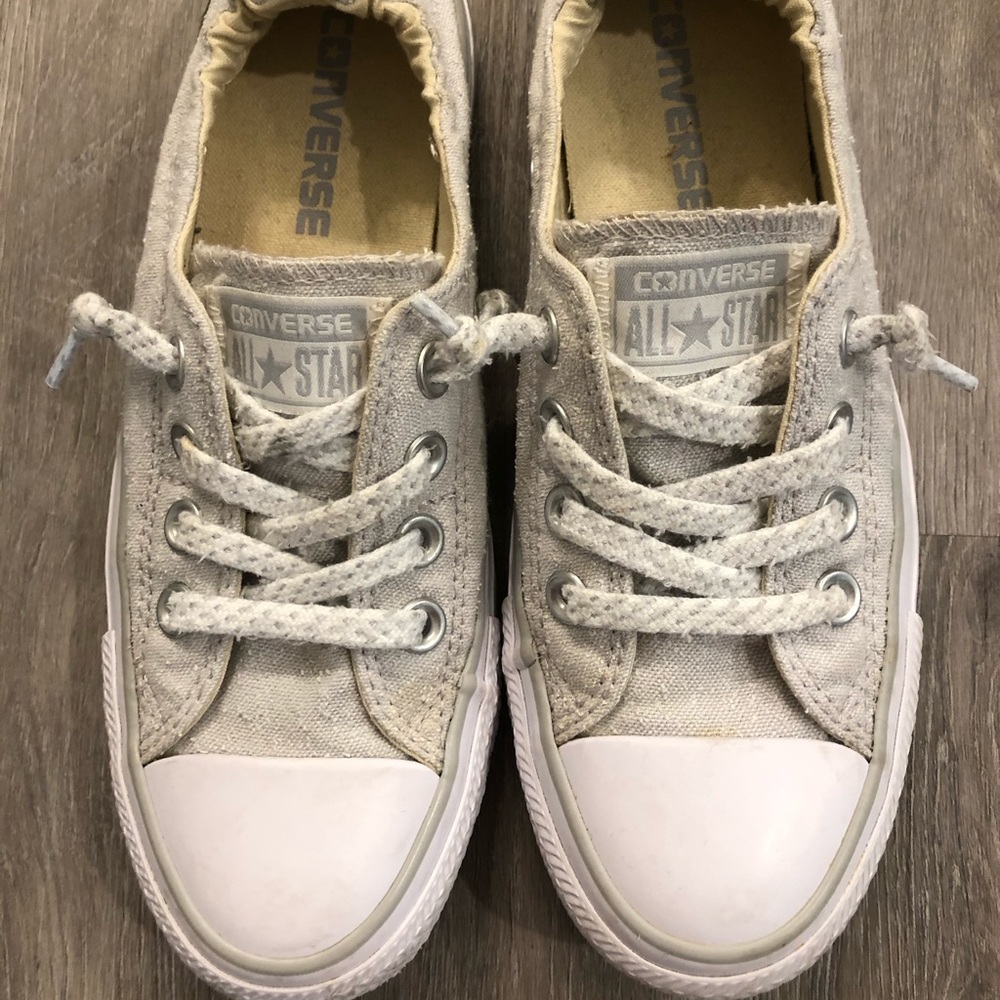 Converse Allstar grey size 6. Lightly worn.